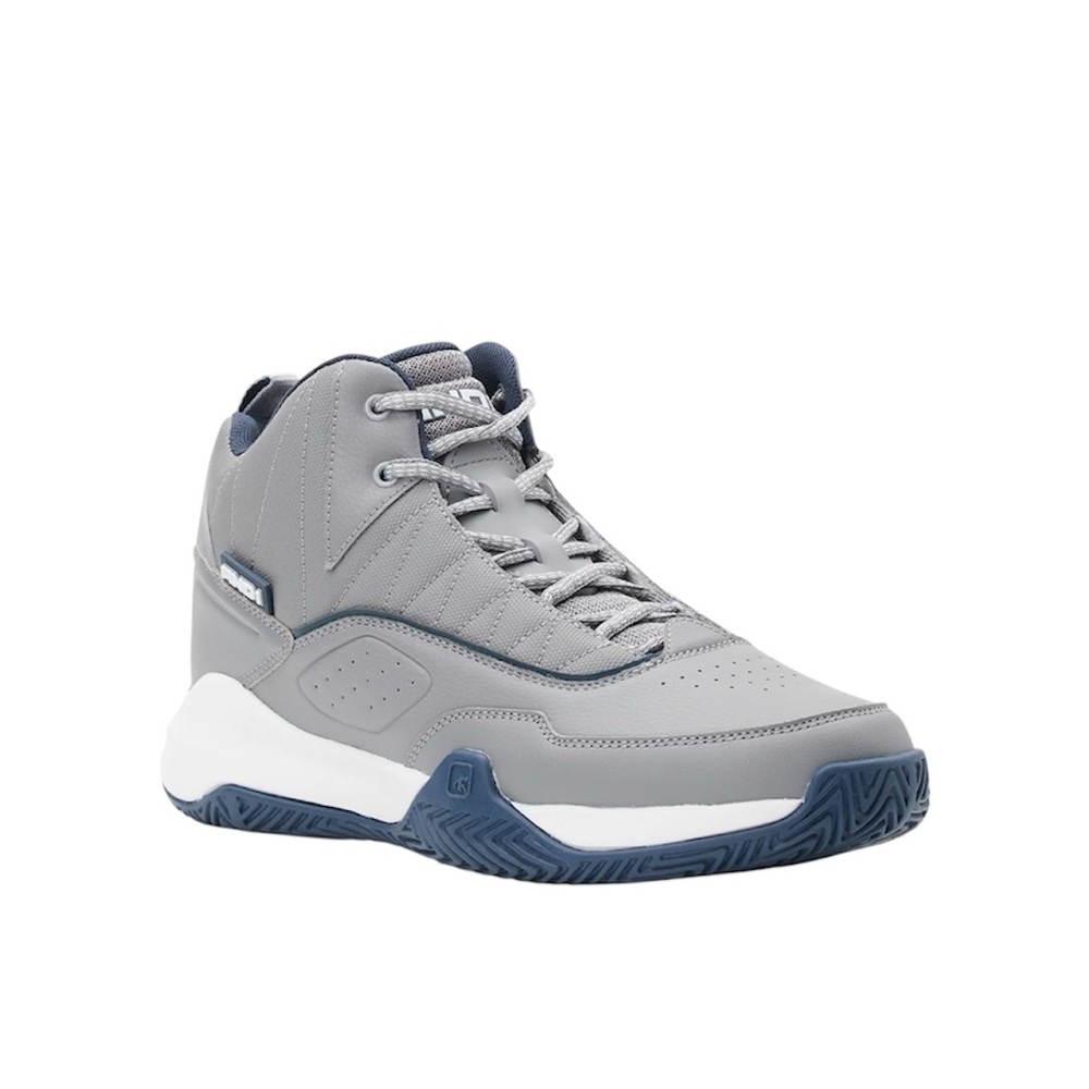 Men's Gray High-Top Sneakers